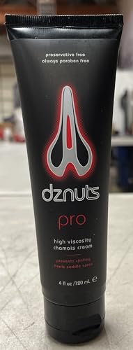 dznuts Men's Pro Chamois Cream, Anti -Chafing Cream for Saddle Sores, Chafing, Rubbing, Inner Thighs Friction for Cyclists, Runners, Triathletes - 2 Pack + Biking Socks