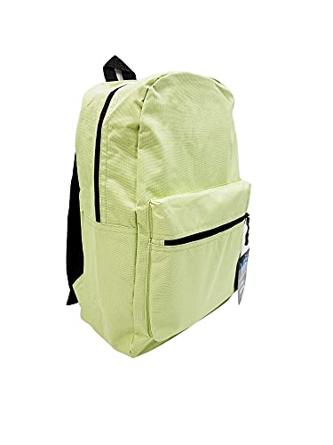 24 Pack Backpack, Bulk 17 inch Lightweight Outdoor Travel Gym Corporate Events Bag (Black)