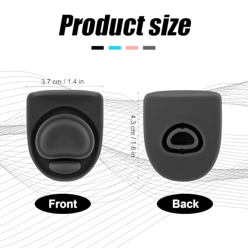 4pcs Replacement Stopper Compatible with Owala FreeSip 24oz 32oz, Water Bottle Top Lid Gasket for Owala 19/24/32/40oz Seal Bottle Cap Mouth Stopper Part Silicone Plug Accessories BPA-Free (4 Colors)