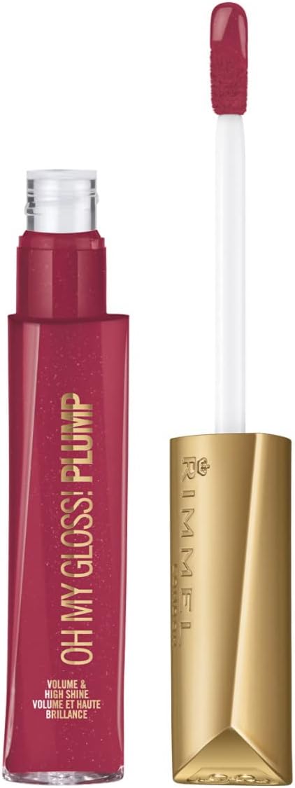 Rimmel (RIMMZ) OH MY GLOSS PLUMP - High-shine Lipgloss, 501 Raspberry Sundae