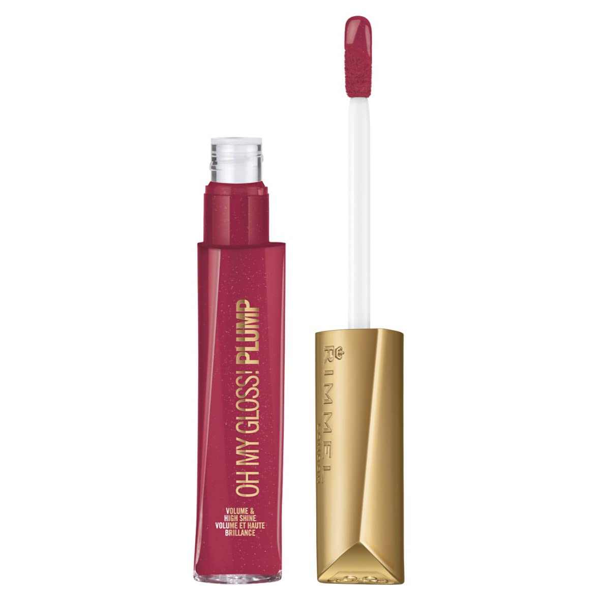 Rimmel (RIMMZ) OH MY GLOSS PLUMP - High-shine Lipgloss, 501 Raspberry Sundae
