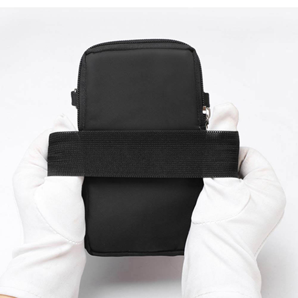Outdoor Sweat-Proof Running Armbag Cross-Body Shoulder Casual Wallet Purse Crossbody Bag Gym Fitness Cell Phone Key Holder for iPhone 13 12 Pro Max Xs Max/Xr,Galaxy Note 10, P30 Pro,Black