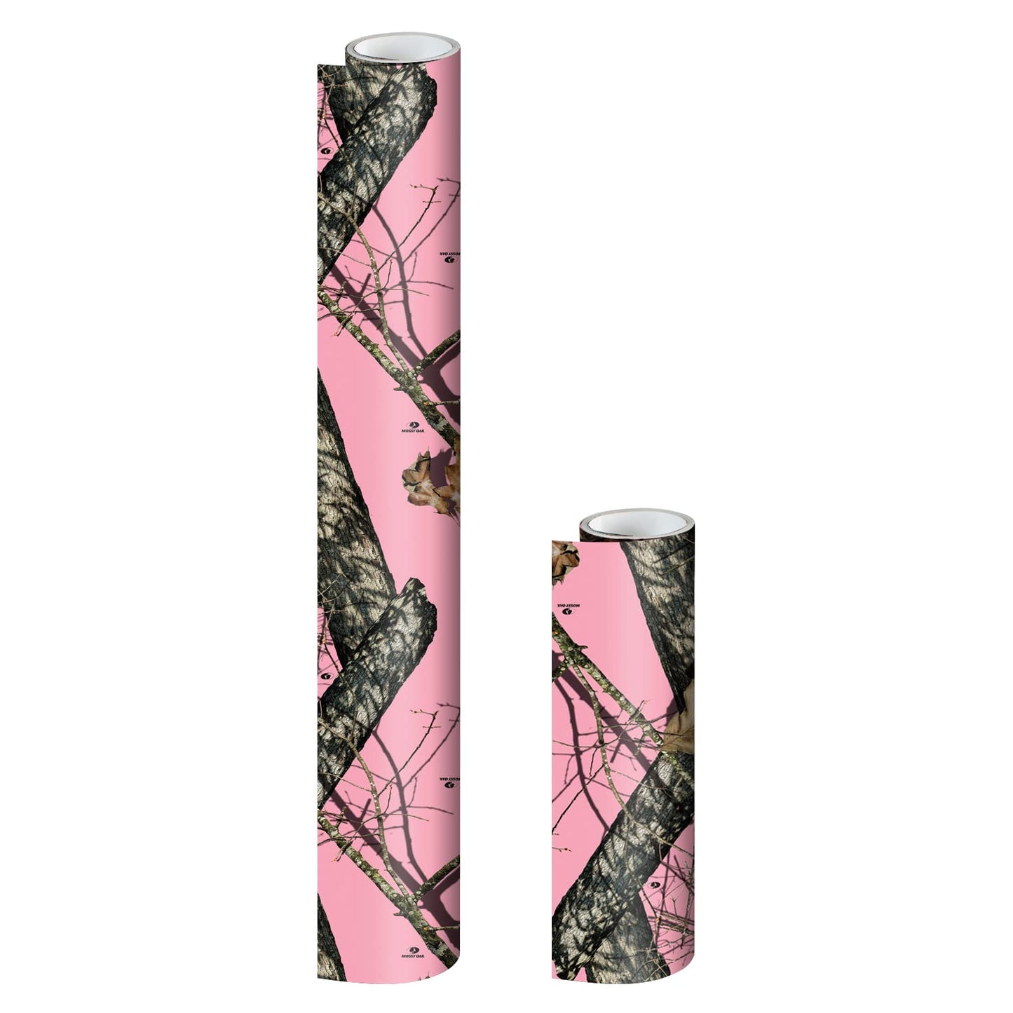 Mossy Oak Matte Camo Roll Hunting Patterns, Self-Adhesive Vinyl Wrap, DIY (24"x12", Break-Up Pink)
