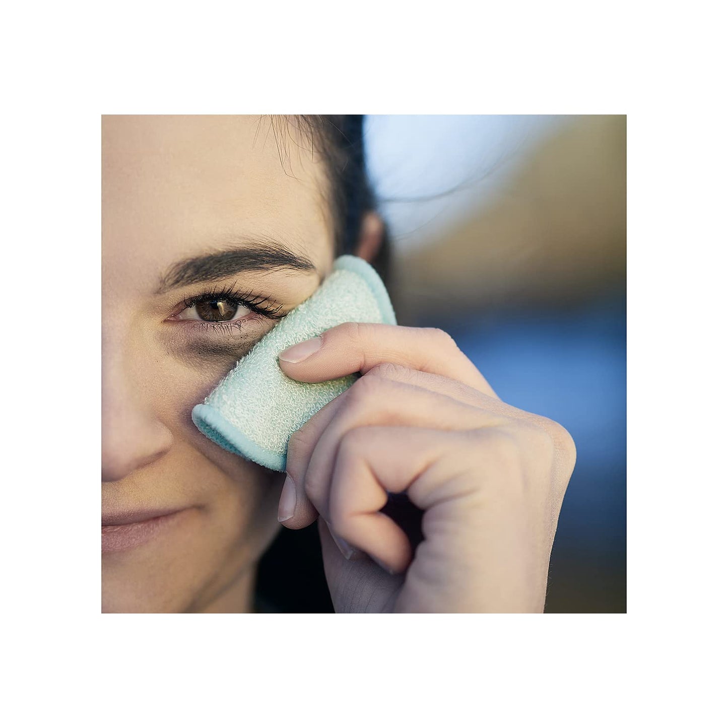 Pandoo 10 reusable make-up pads made of bamboo and cotton, washable, make-up remover, Less Waste Extremely soft, perfect for face cleansing and baby