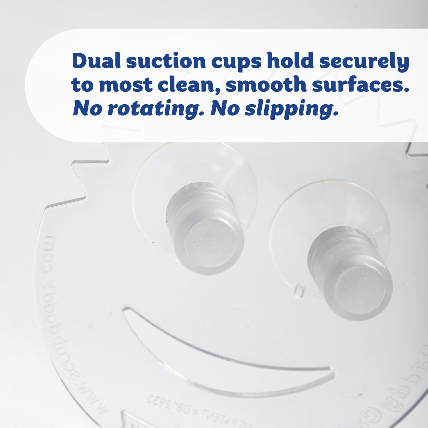 Scrub Daddy Sponge Holder Daddy Caddy - Sponge Holder for Kitchen Sink - Sponge Caddy and Kitchen Organizer with Suction Cups - Self Draining & Dishwasher Safe (1 Count)
