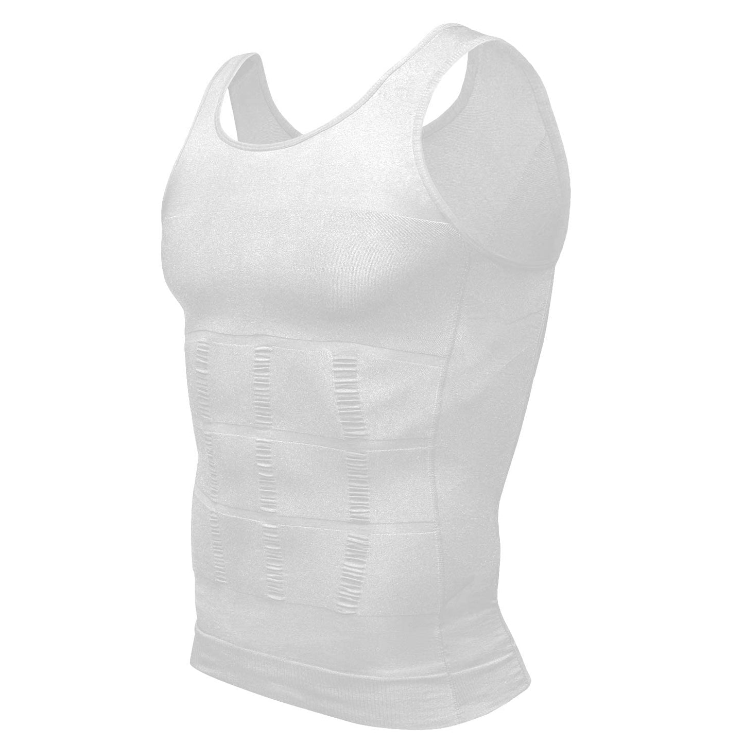 Odoland Men's Shapewear Vest Pack of 3 Tank Top Compression Shirt Compression Shirt Tummy Control Men's Body Shaper