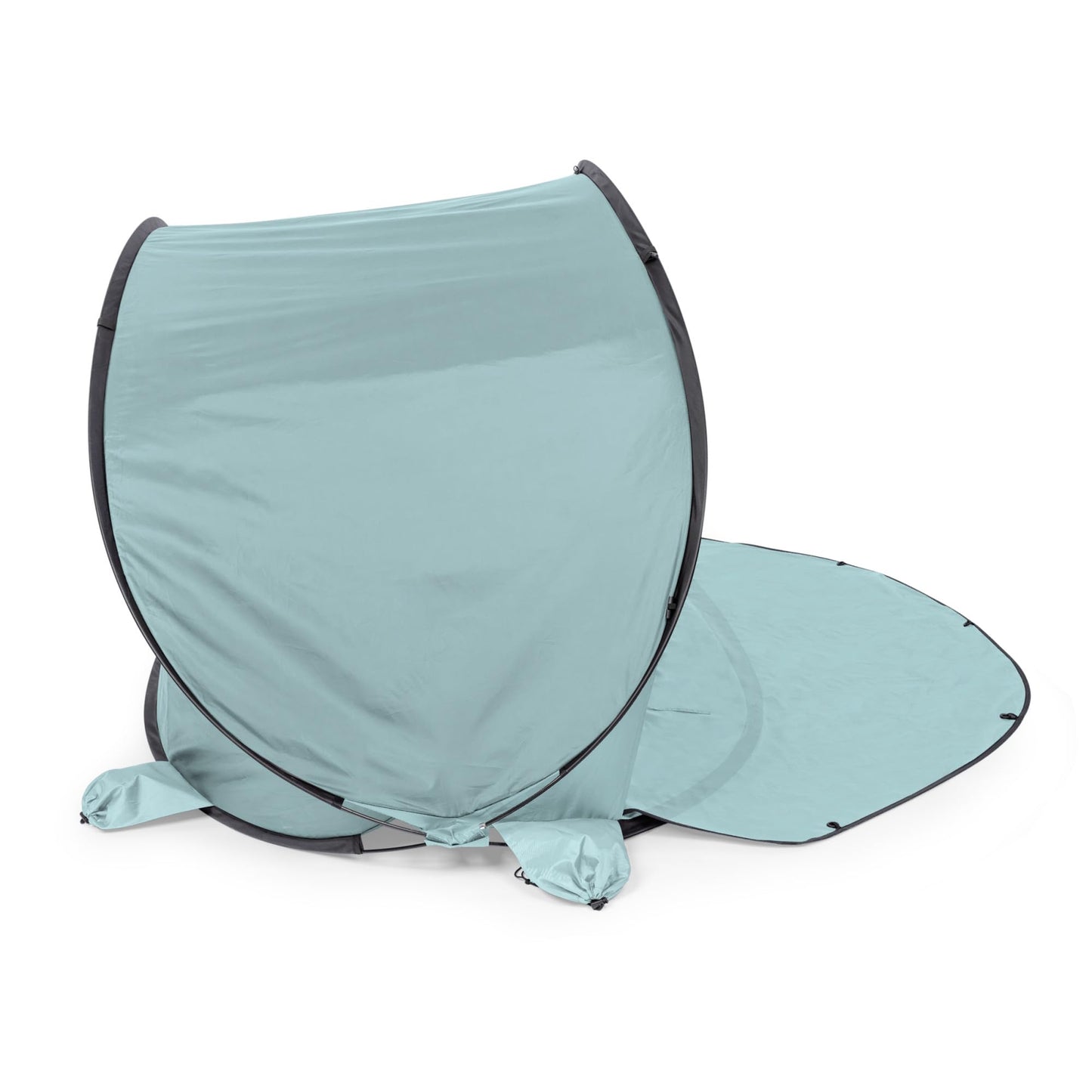 PICNIC TIME Manta Portable Beach Tent, Pop Up Tent, Beach Sun Shelter Pop Up, Beach Umbrella (Light Blue)
