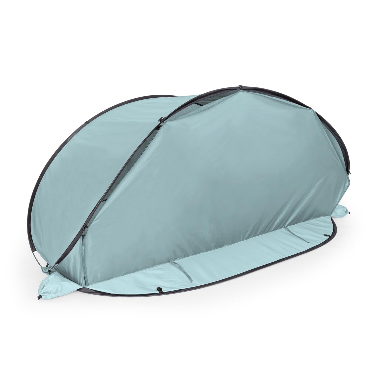 PICNIC TIME Manta Portable Beach Tent, Pop Up Tent, Beach Sun Shelter Pop Up, Beach Umbrella (Light Blue)