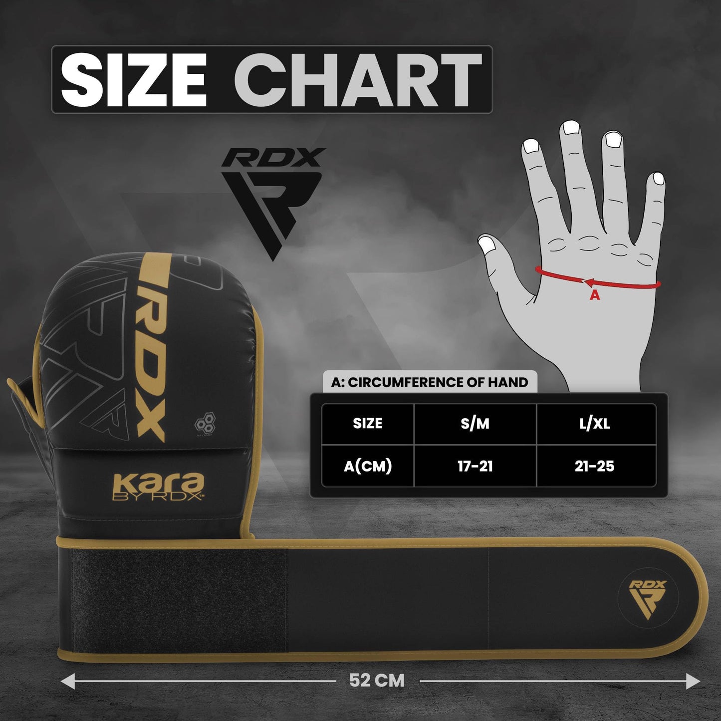 RDX MMA Gloves Sparring Grappling, Hybrid Open Palm Martial Arts Mitts Men Women, Maya Hide Leather Wrist Support, Cage Fighting Combat Sports Boxing Glove Training, Muay Thai, Punching Bag Kickboxing