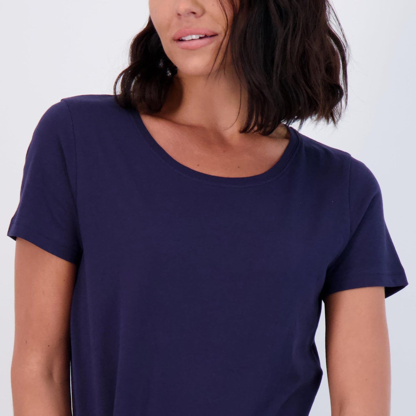 4 Pack: Womens Cotton Crew Neck Scoop Short Sleeve T-Shirt Women Shirt Tshirt Tshirts Shirts Athletic Tee Tops Casual Blouse Tees Lounge Ladies Basic Workout Classic Relaxed Loose Fit - Set 7,L