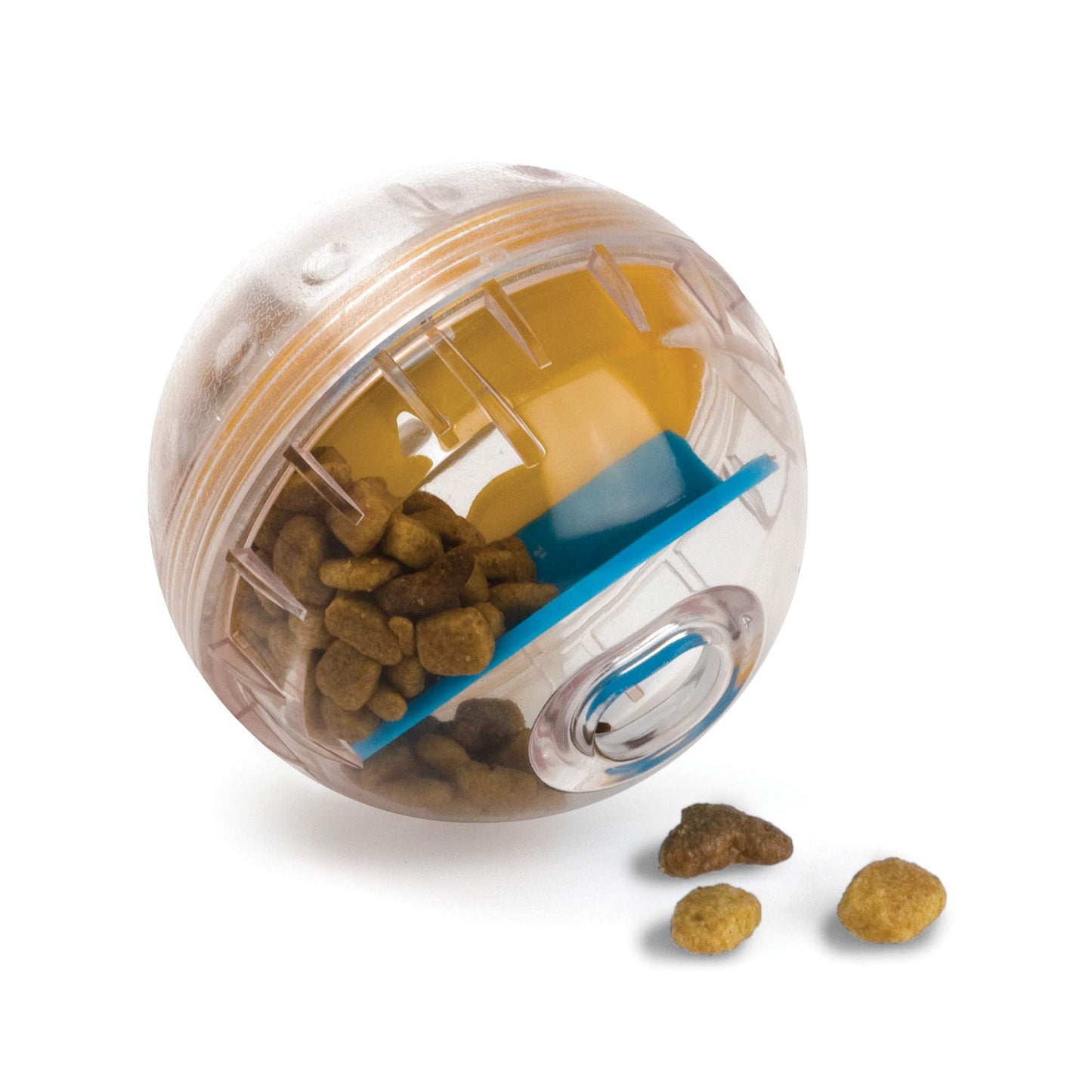 Pet Zone IQ Treat Ball Interactive Dog Ball - 3" Puzzle Treat Dispenser, Durable, Slow Feeder, for All Dog Breeds, Toys to Keep The Busy and Enrichment