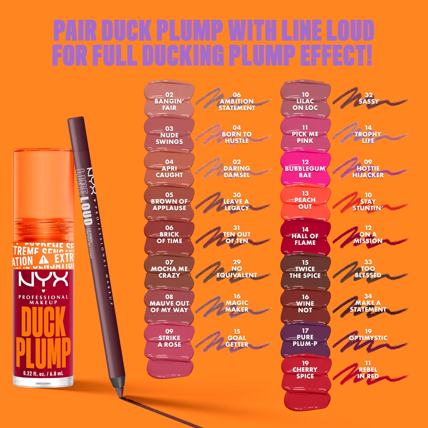 NYX Professional Makeup Duck Plump Lip Plumping Gloss -Pure Plump