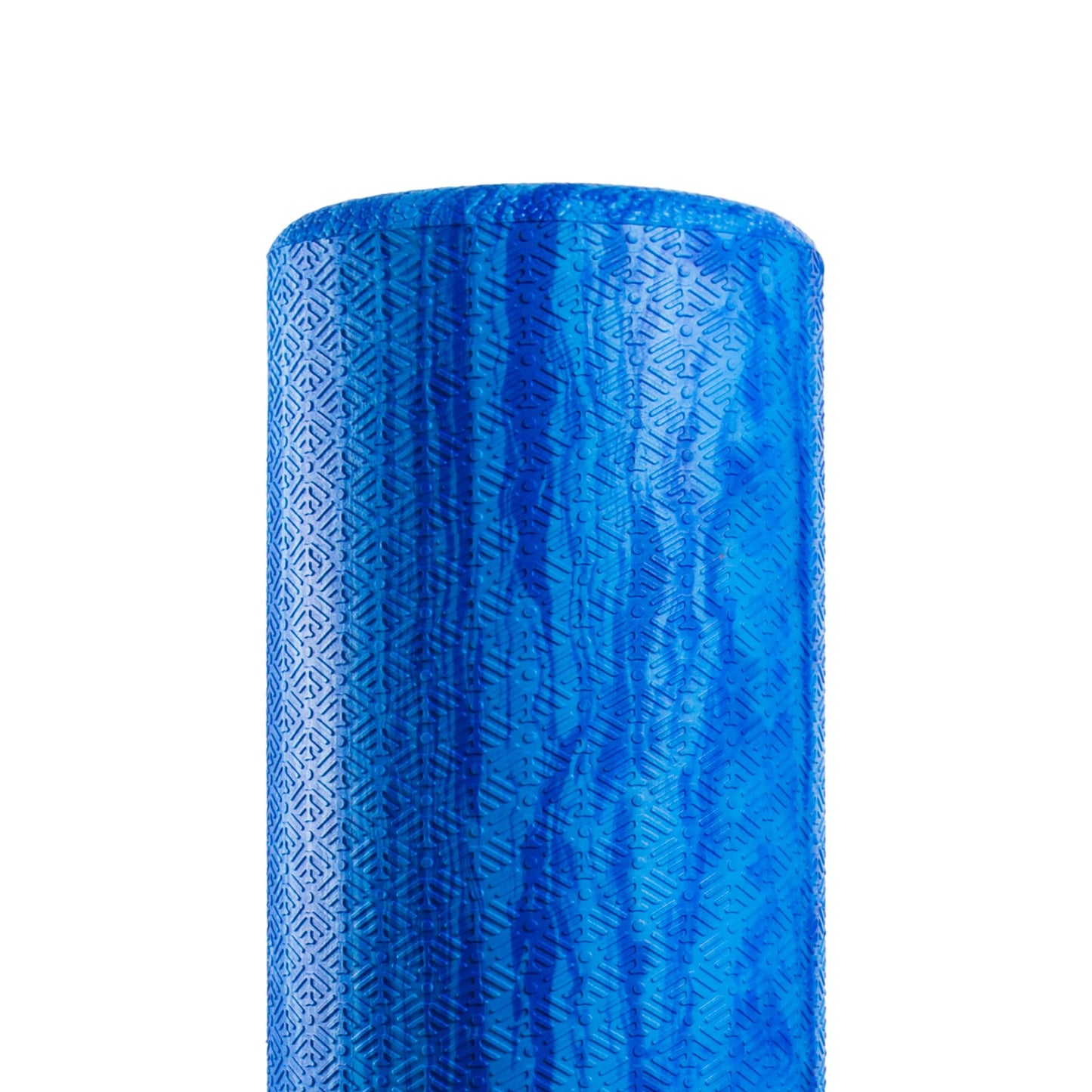 OPTP PRO-Roller Soft Density Foam Roller – Low Density Soft Foam Roller for Physical Therapy, Pilates, Yoga Foam Roll Exercises, and Muscle Recovery - Blue 18" x 6"