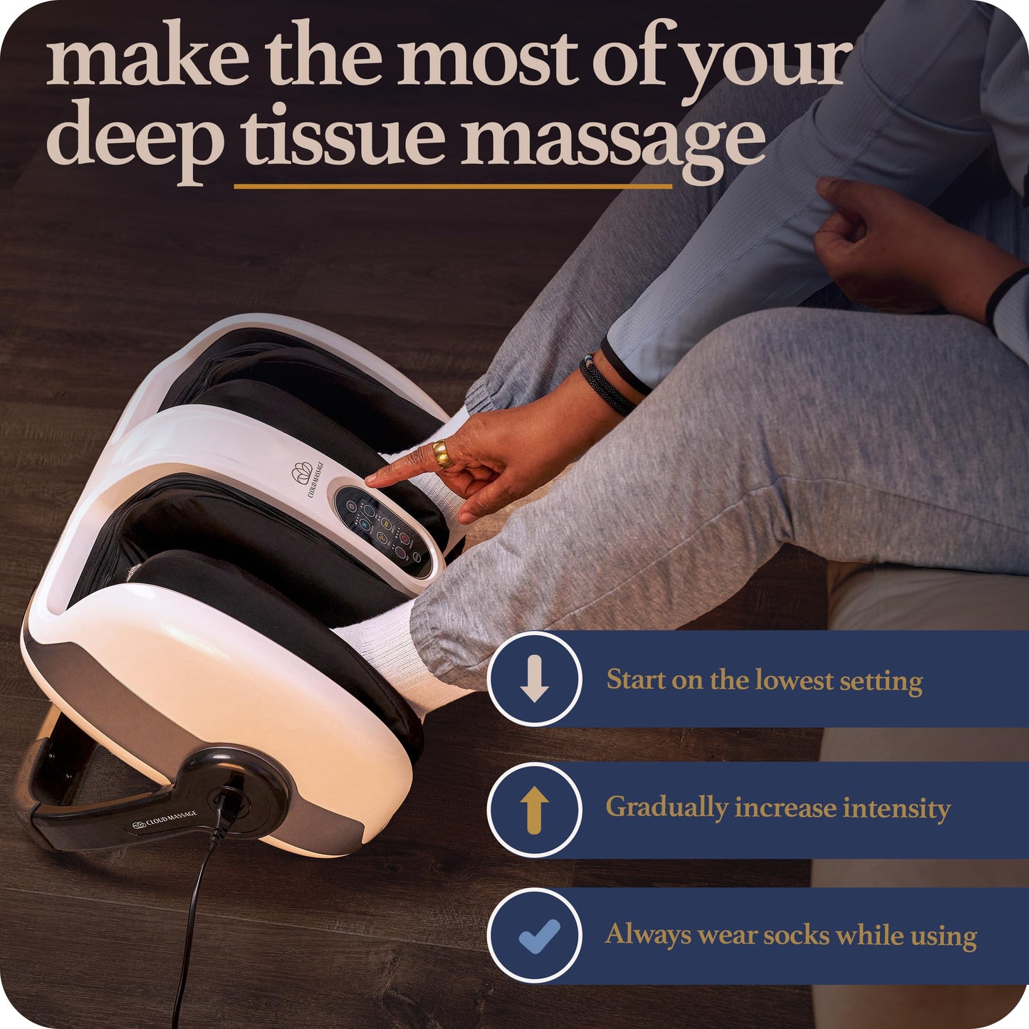 Cloud Massage Shiatsu Foot Massager with Heat – Deep Kneading for Pain Relief – Perfect for Father’s Day, Circulation & Relaxation – Ideal for Plantar Fasciitis, Neuropathy & Arthritis