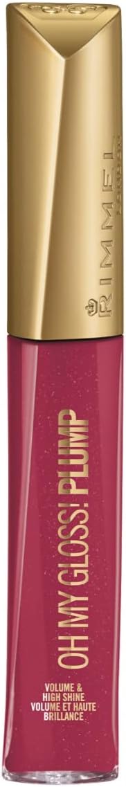 Rimmel (RIMMZ) OH MY GLOSS PLUMP - High-shine Lipgloss, 501 Raspberry Sundae