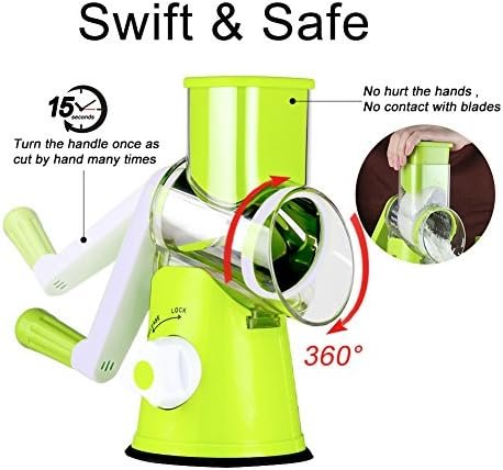 Round Mandoline Slicer Shredder