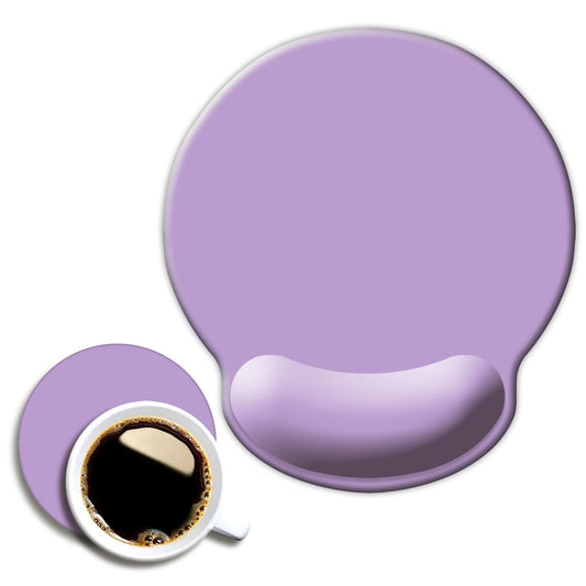 DOOKE Ergonomic Mouse Pad with Wrist Support, Cute Wrist Pad with Non-Slip Rubber Base for Computer, Laptop, Home Office Gaming, Working, Easy Typing & Pain Relief,Clove Purple