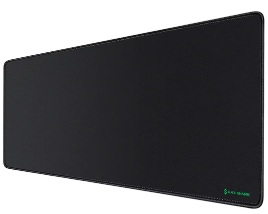 Black Shark Gaming Mouse Pad Desk Mat (31.5” x 11.8” x 0.15”) Mousepad with Superfine Fiber Surface Smooth, Non-Slip Rubber Base, Office Decor for Gamers, Office, Desk Pad Manta P2