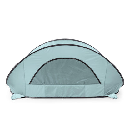 PICNIC TIME Manta Portable Beach Tent, Pop Up Tent, Beach Sun Shelter Pop Up, Beach Umbrella (Light Blue)