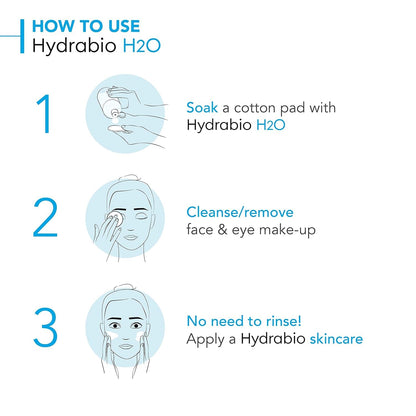 Bioderma Hydrabio H2O Micellar water for dehydrated skin, makeup remover, 500 ml
