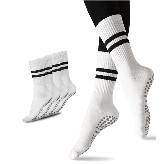 Flydo Yoga Socks Pilates for Women with Grips, Non-Slip Socks for Pilates, Barre, Ballet, Fitness，Dance, Workout