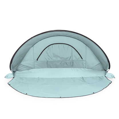 PICNIC TIME Manta Portable Beach Tent, Pop Up Tent, Beach Sun Shelter Pop Up, Beach Umbrella (Light Blue)