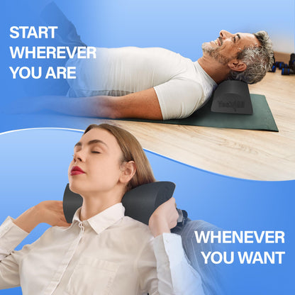 Yes4All Medium Firm Half Foam Rollers for Post-Workout Relaxation, 12/18/24/36 inch PE Foam Roll for Back Massage & Yoga Exercise