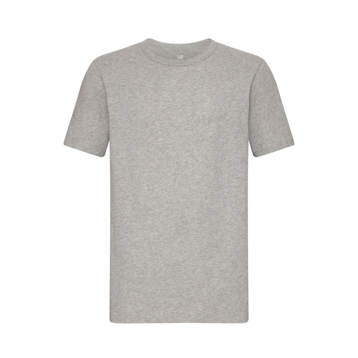 New Balance Men's Cotton Performance Crew Neck Undershirts Tag Free and Moisture-Wicking (3 Pack), Light Heather Grey/White/New Spruce, Large