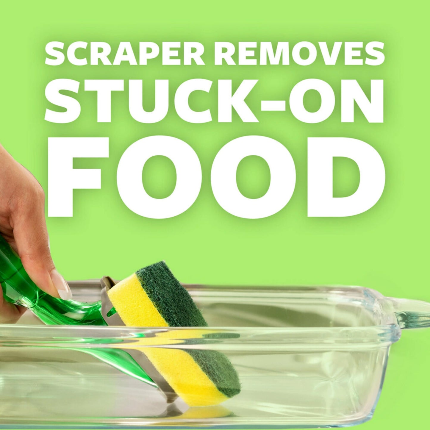 Scotch-Brite Heavy Duty Dishwand Kit, Includes 1 Wand & 7 Refill Pads, Keep Hands Out of the Mess