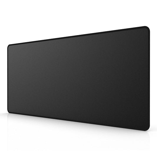 ETZ Large Gaming Mouse Pad 31.5 x 11.8 × 0.12 in,with Stitched Edges,Extended Mousepad,Durable Non-Slip Natural Rubber Base,Washable Keyboard Pad, (Black Mouse Pad (80 * 30)-XIU)