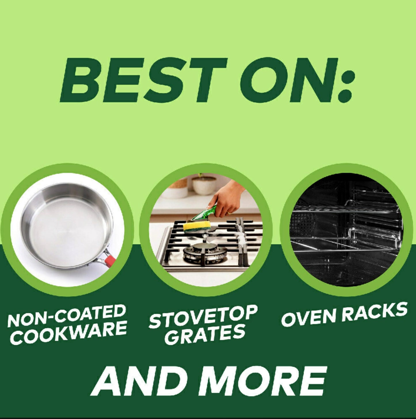 Scotch-Brite Heavy Duty Dishwand Kit, Includes 1 Wand & 7 Refill Pads, Keep Hands Out of the Mess