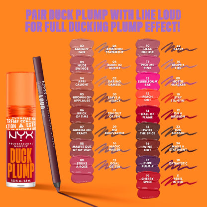 NYX Professional Makeup Duck Plump Lip Plumping Gloss -Pure Plump