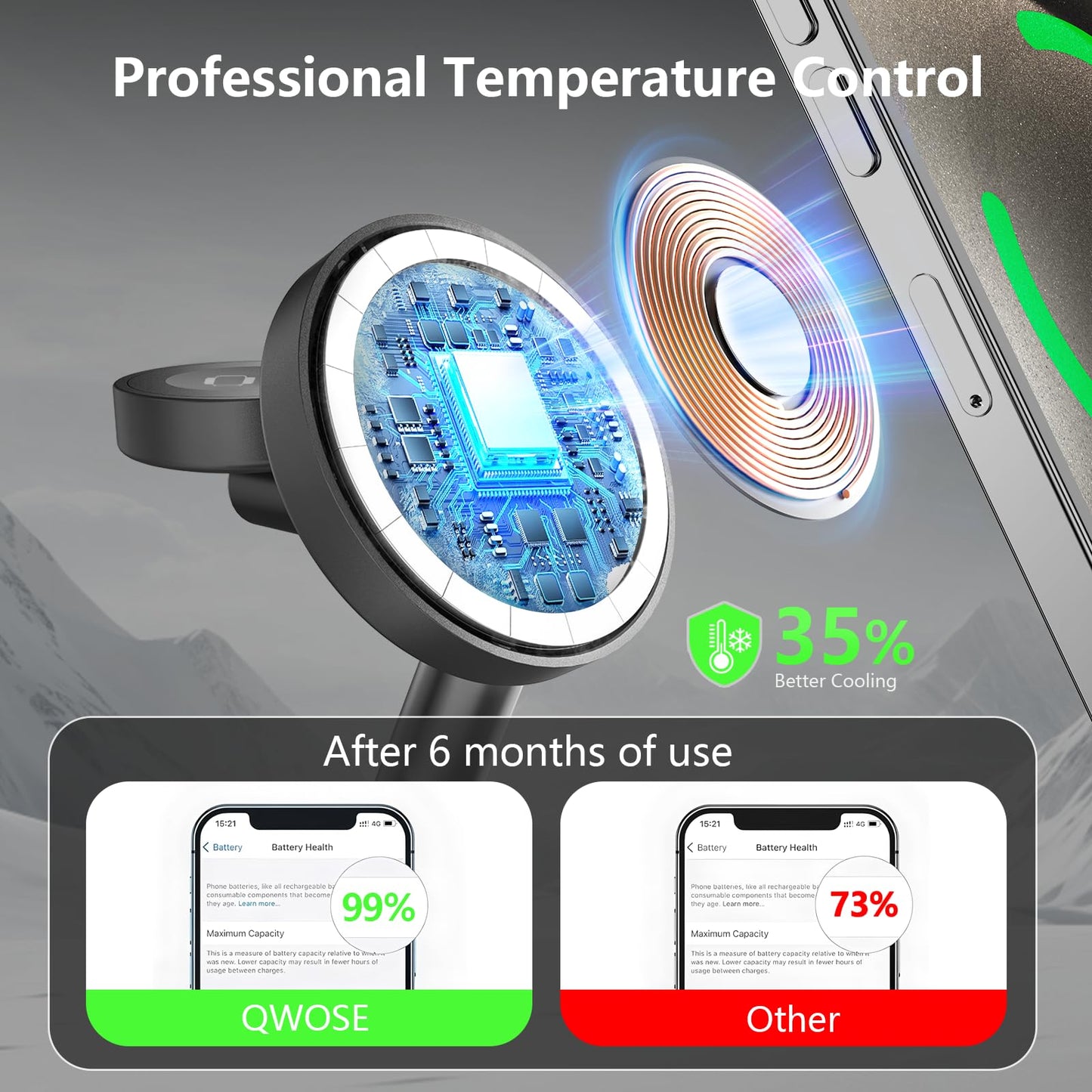 2025 3 in 1 Charging Station for Apple iPhone AirPods Watch with Mag-Safe Charger Wireless Charger Stand for iPhone 16 15 14 13 12 Series AirPods iWatch Series - Gifts for Wife & Husband