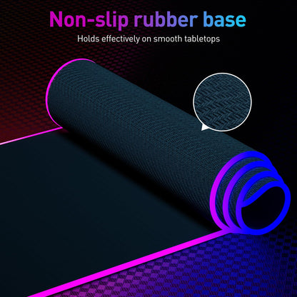 RGB Mousepad Led Mouse Pad, Large Mouse Pad,Led and Big Mouse mat