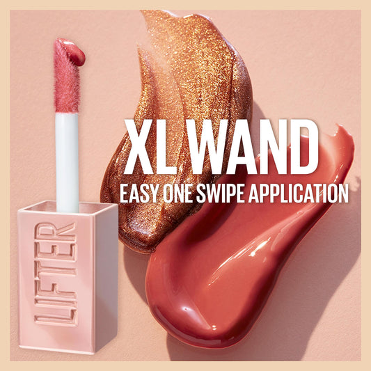 Maybelline New York, Liquid Lipstick, Glossy And Hydrating, Lifter Gloss, 5.40ml, Sun