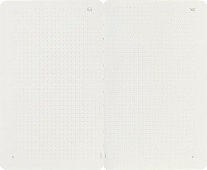 Moleskine Paper Tablet Hard Cover Smart Notebook, Dotted, Large (5" x 8.25") Black - Compatible w/ Moleskine Pen+ Ellipse (Sold Separately) & App, Digitize & Organize Notes, 176 Pages