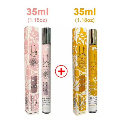 2pcs Yara Eau De Perfumes Men