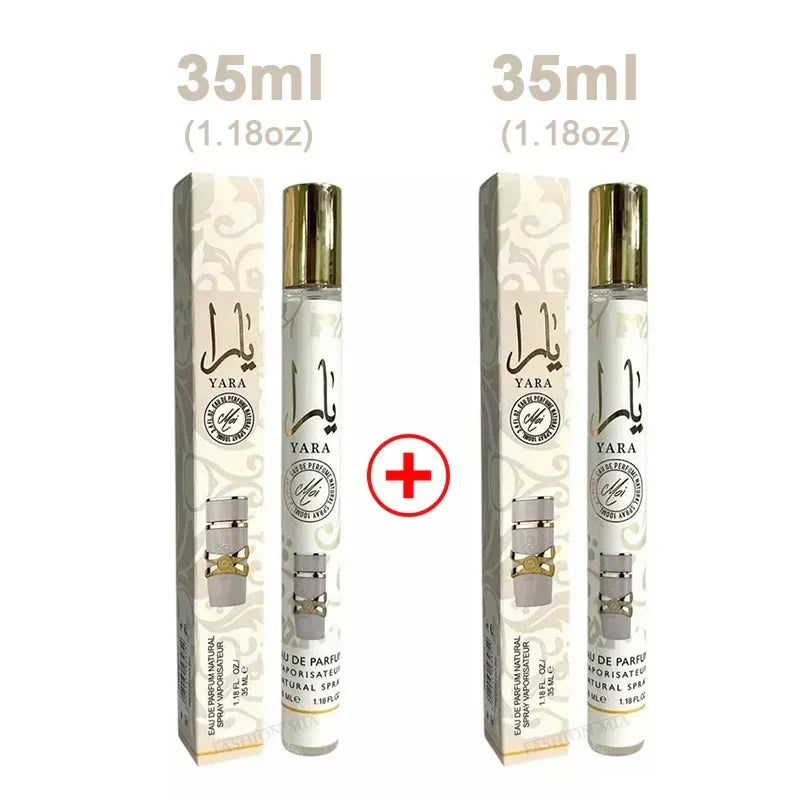 2pcs Yara Eau De Perfumes Men