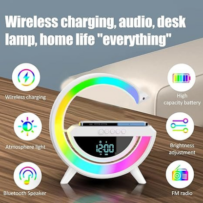 Digital Led Wireless Charger Speaker®